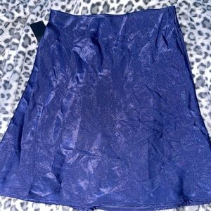 Navy blue flowy skirt